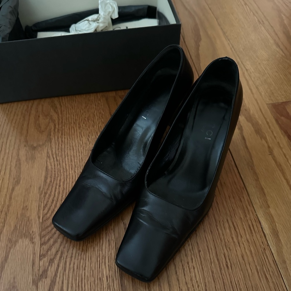Vintage Black Gucci Heels
